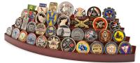 4- Tier Challenge Coin Display
